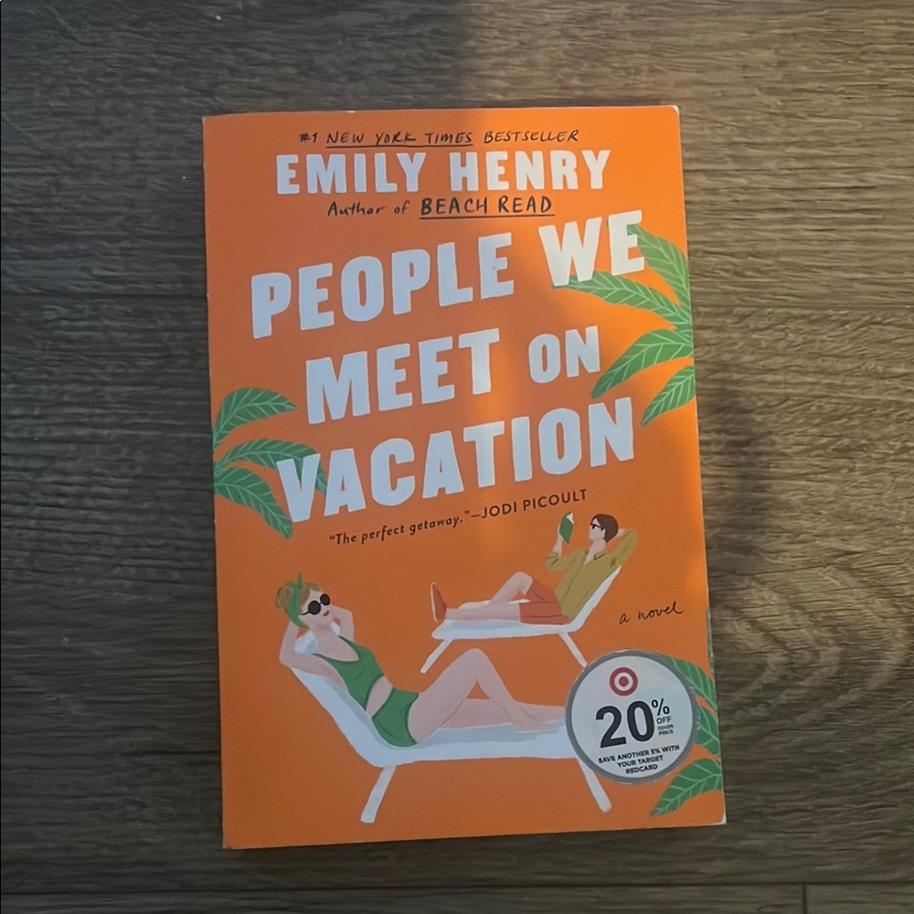 'People We Meet on Vacation' Book - Orange Cover